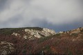 Rayon de soleil après l'orage Le Caroux, paysage, Hérault, Massif Central, montagne, France 